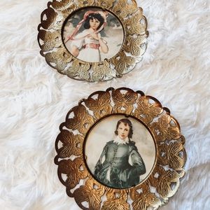 SOLD Butterfly Photo Frame Set